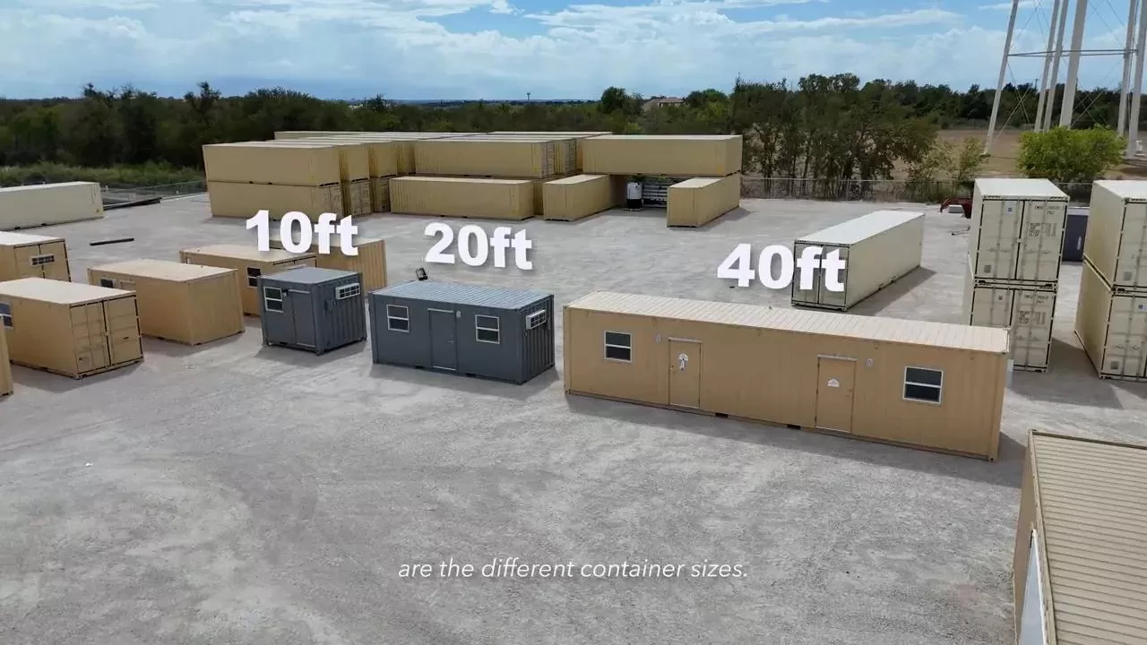 So s&aacute;nh k&iacute;ch thước container 10 feet v&agrave; container 20 feet