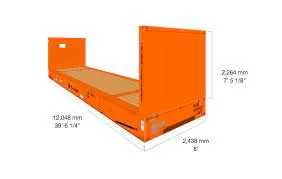Container Flat Rack 20FT (Container mặt phẳng)