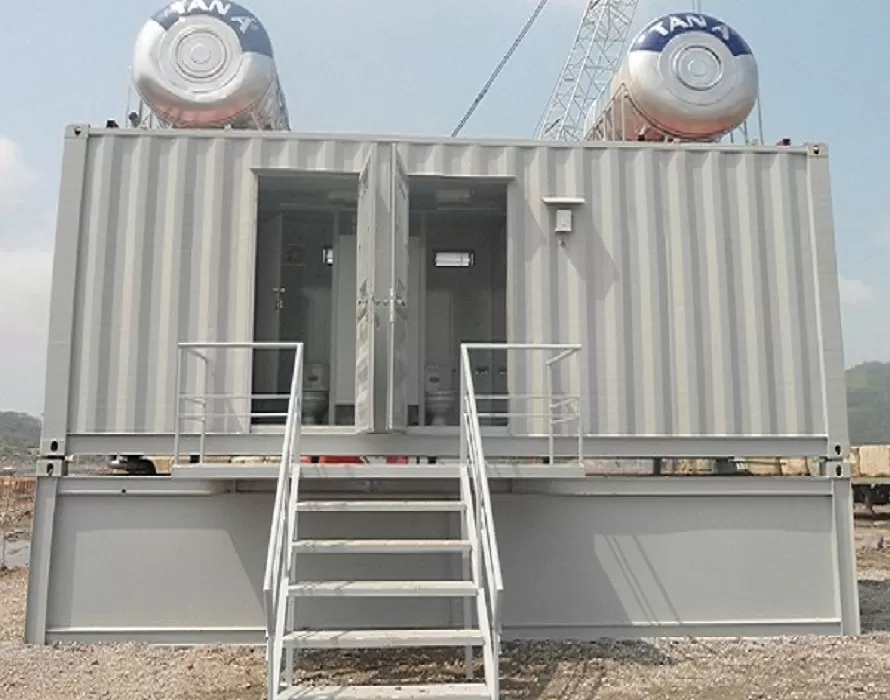 Giải Pháp Sử Dụng Cụm Container Nhà Vệ Sinh 10 Feet, 20 Feet Cho Các Khu Công Nghiệp Tại Đình Vũ